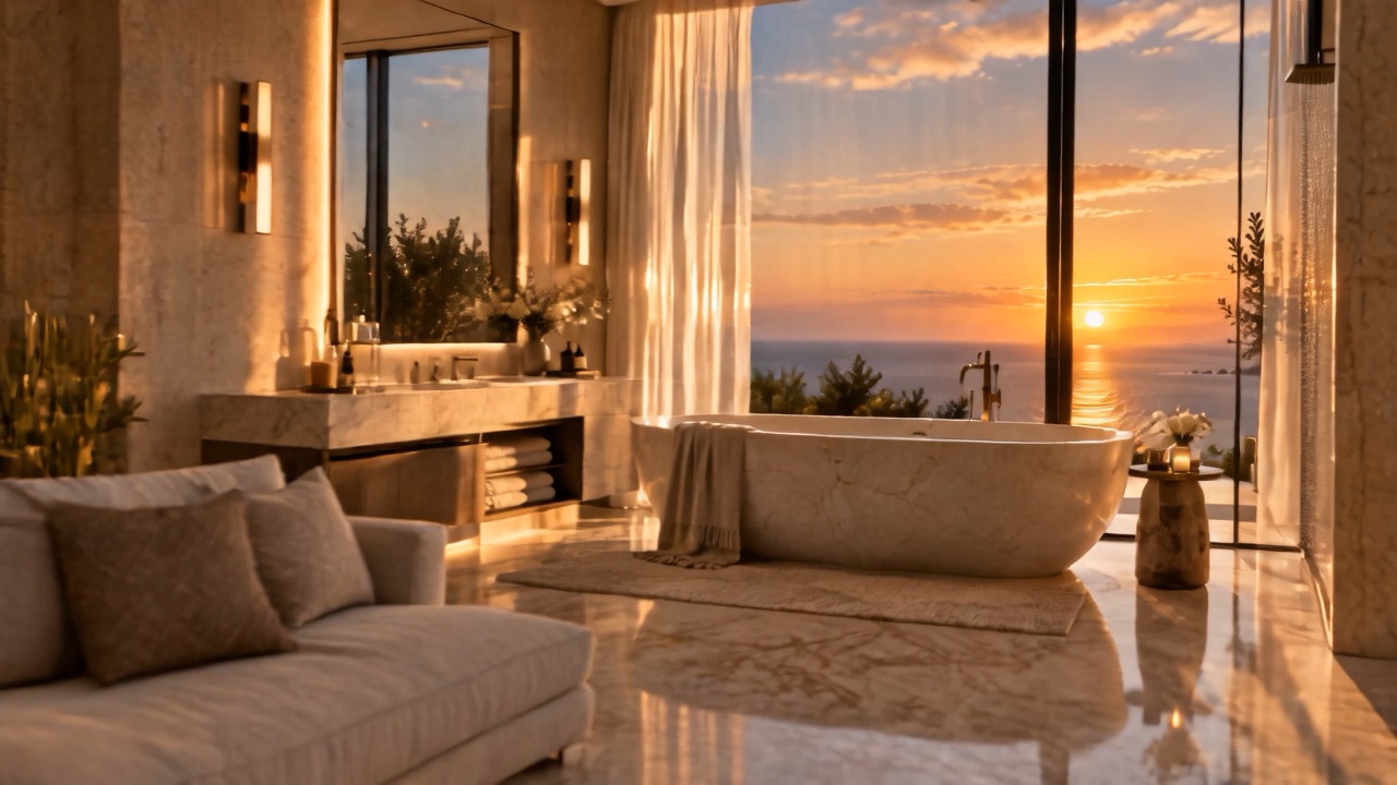 Guest suite prepared for the next arrival